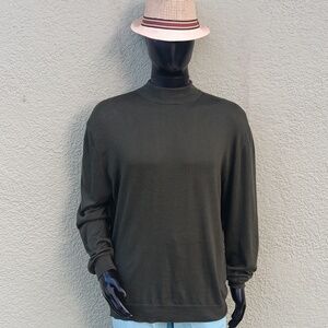 GRUPPO ITALIANO (ITALY) MEN'S MOCK NECK PULLOVER SWEATER